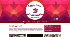Desktop Screenshot of bottleshopofunionville.com